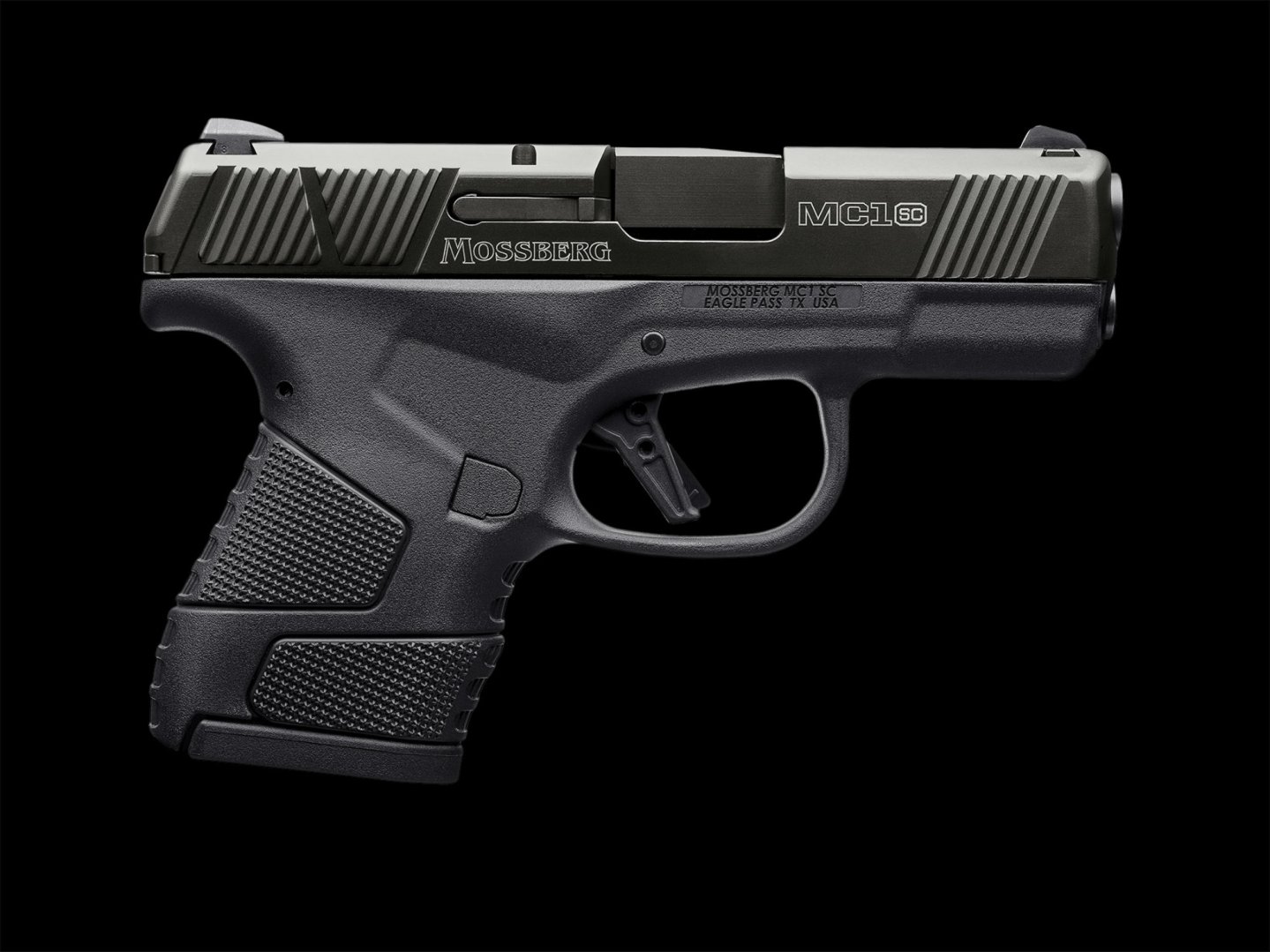 Mossberg MC1sc pistol, left side view