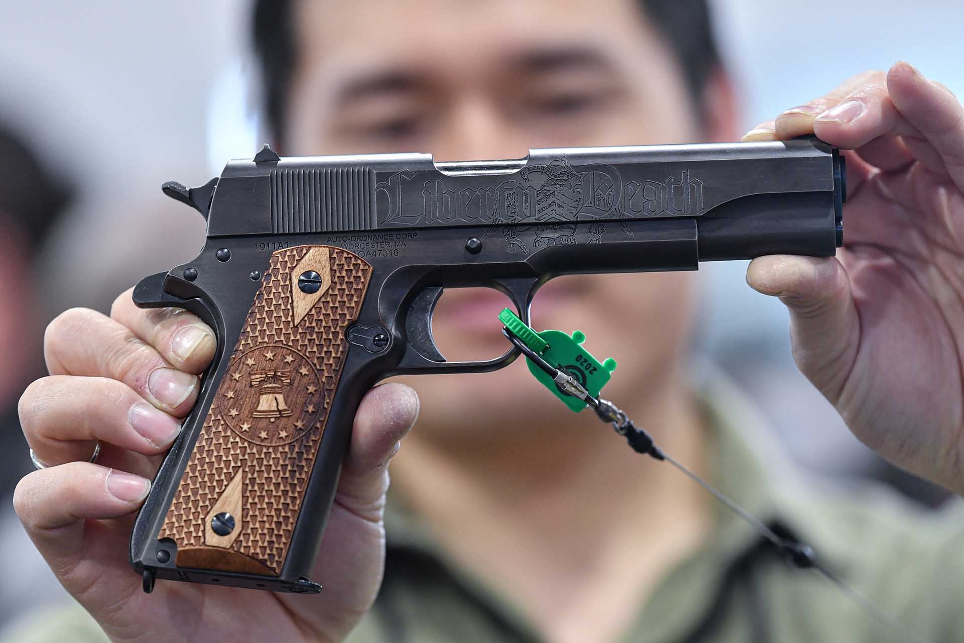 pistols: New Auto-Ordnance Liberty 1911, a patriotic commemorative pistol