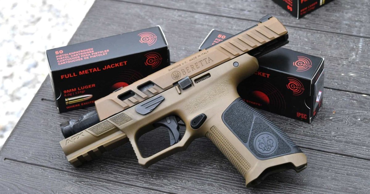 Beretta APX A1 Ported: new 9mm striker-fired pistol with ported barrel and slide