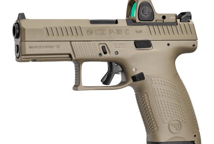The CZ CZ P-10 C OR is a 9mm compact