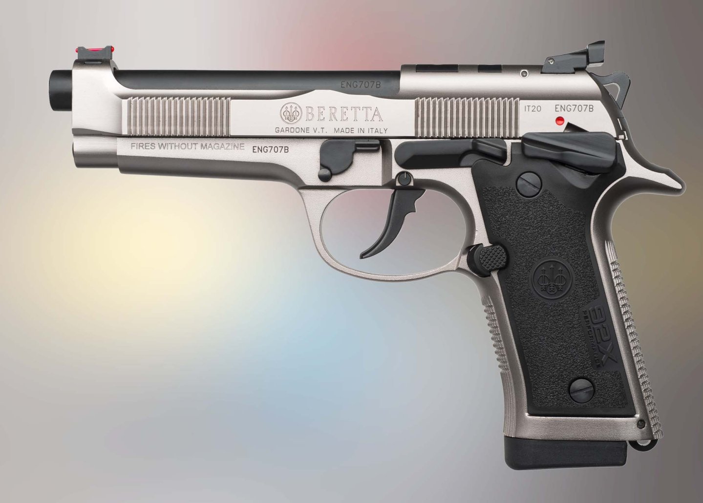 New Beretta 92X Performance Defensive: designed for competition performance The Beretta 92X Performance Defensive pistol