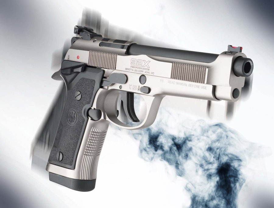 New Beretta 92X Performance Defensive: designed for competition performance The full steel Vertec frame