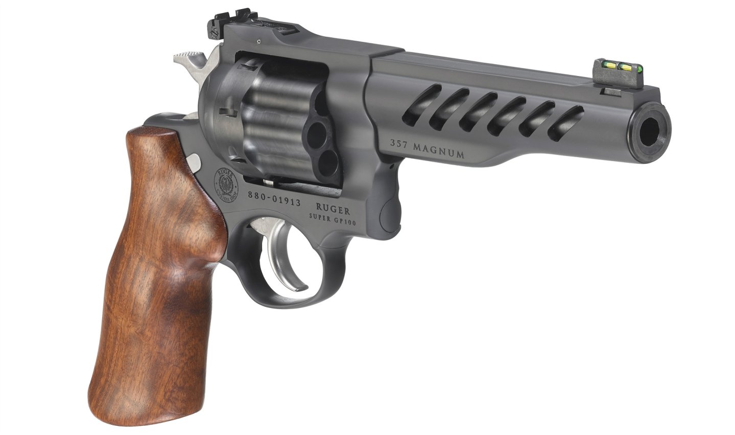New Ruger Custom Shop Super GP100, competition-ready
New Ruger Custom Shop Super GP100 left view