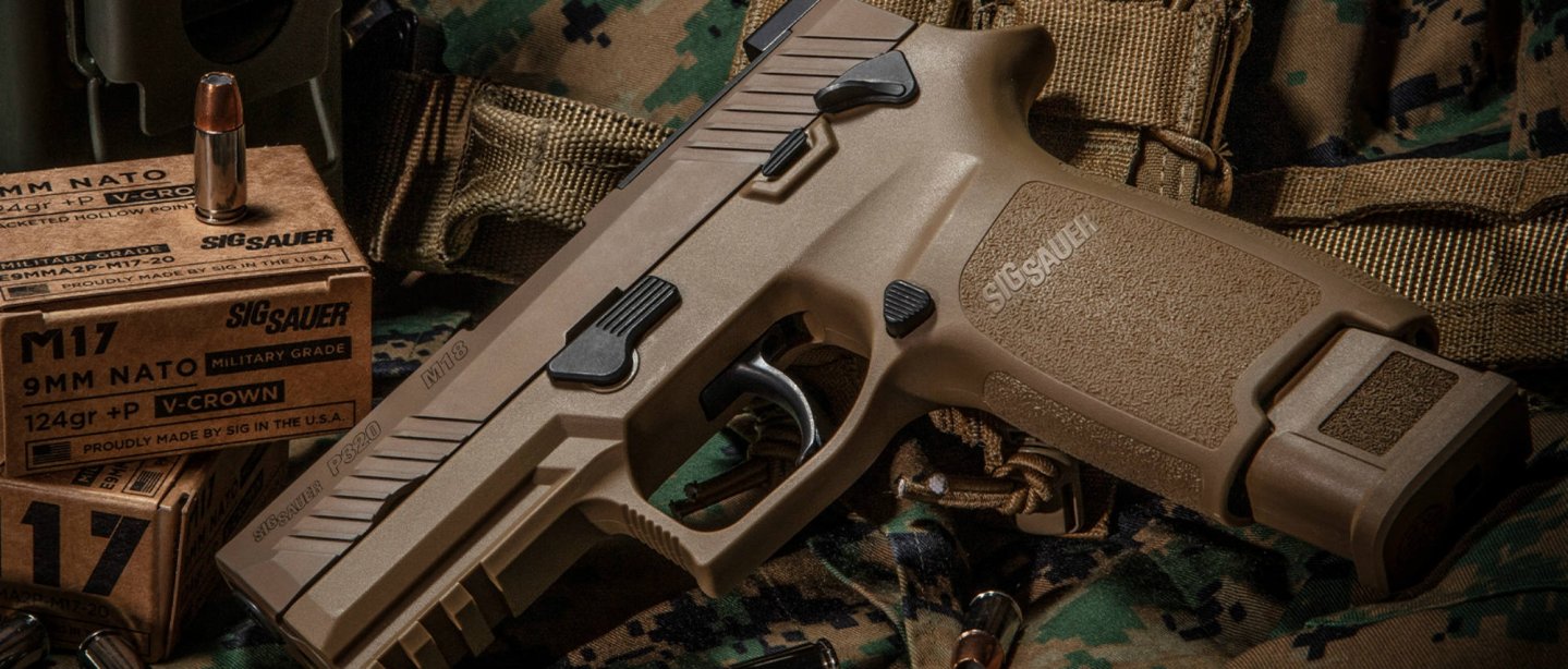 New SIG Sauer P320-M18 military pistol 