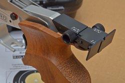 New Tesro Signum and Tesro Pro 4.5mm air pistols The adjustable rear sight of Tesro pistols