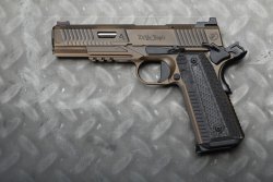 Nighthawk Custom 1911 and 2011: .45 ACP Agent 2 and 9mm TRS Comp pistols under test The special model of the Agent 2 in Burnt Bronze