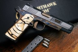 Nighthawk Custom VIP Agent 2, a (very) high-end 1911 pistol Nighthawk Custom VIP Agent 2 pistol right side view