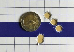 Practical test: the HS Produkt S5 3.3 subcompact pistol in .45 ACP on the shooting range a grouping of just 1.33”/34 mm