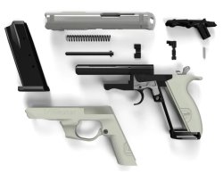 Premiere: VIGrand VIG007 Speedfire, a unique new 9mm pistol VIGrand VIG007 Speedfire disassembled