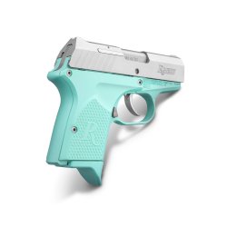 Remington RM380 Executive in Light Blue. Remington RM380 Executive rechte Seite