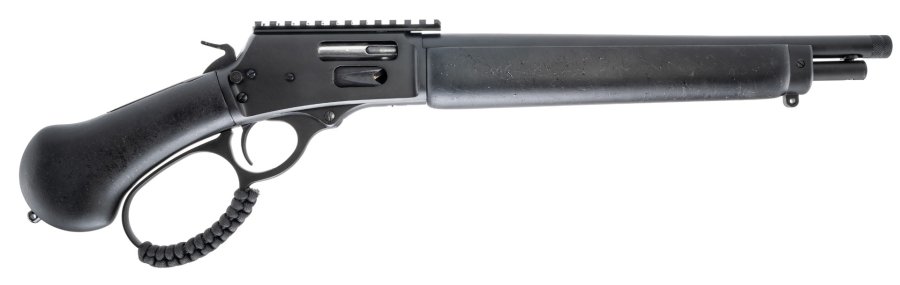 New Rossi R95 Triple Black Pistol, the compact lever-action gun a short suppressor-ready