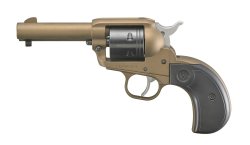 New for 2022, Ruger Birdshead-Style Wrangler Revolvers Ruger Birdshead-Style Wrangler Revolvers, the Cerakote burnt bronze color