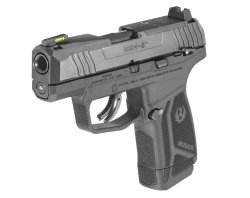 From Ruger, new MAX-9 micro-compact pistol The MAX-9 features a tritium fiber optic day/night front sight and is optic ready