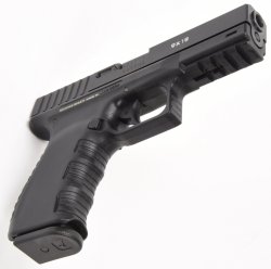 Schmeisser SLP-9 semi-automatic pistol Schmeisser GmbH offers the SLP-9 9x19mm caliber striker-fired semi-automatic pistol