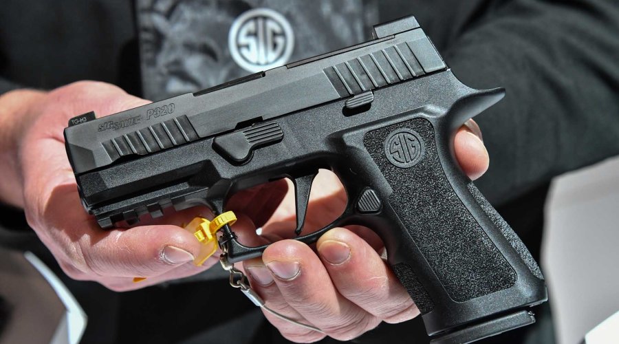 SIG Sauer's P320 XCompact showcased at SHOT Show 2019.