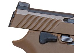 SIG AIR ProForce M18 pistol, the airsoft potential SIG AIR ProForce M18 pistol, metal slide with full blowback action