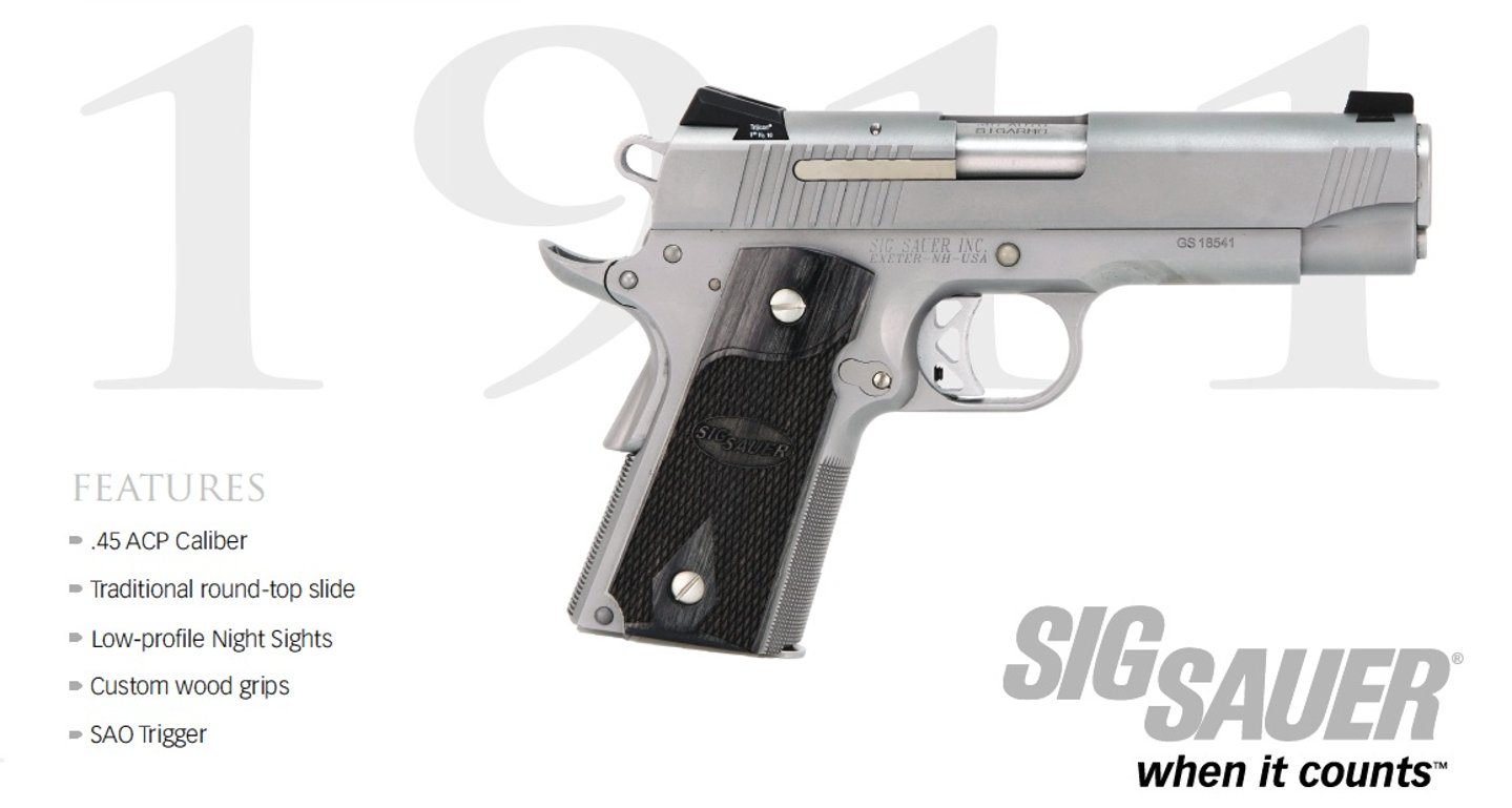 SIG-Sauer 1911 “Traditional Compact” SIG-Sauer 1911 “Traditional Compact”
