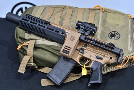 SIG Sauer new Pistols for 2019 Left side of the MCX Canebrake at the SIG Premier Media Day event