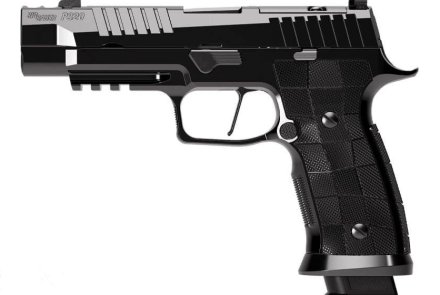 All steel luxury: new SIG Sauer P320-SXG Reserve GridLOK high polish grip panels