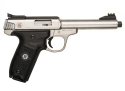 SW22 Victory, the Smith & Wesson's option for .22 caliber The Smith & Wesson .22 LR SW22 Victory pistol, right side