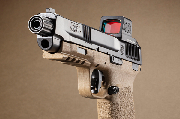smith-wesson: From Smith & Wesson, a new two-tone variant for the M&P 5.7 pistol