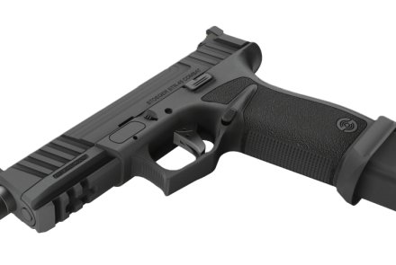 The barrel of the Stoeger STR-45