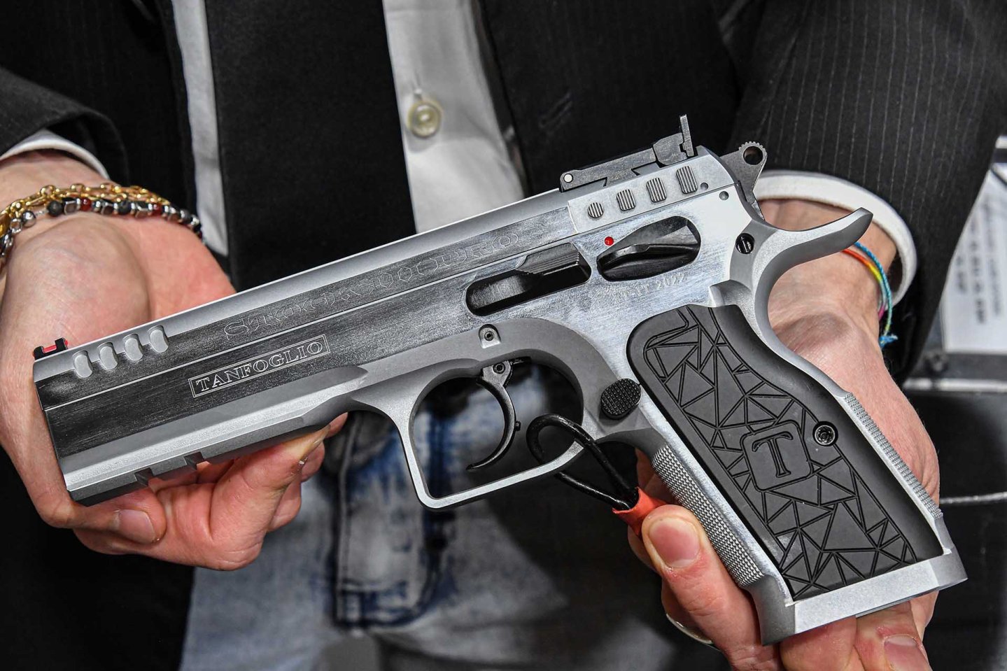 Tanfoglio Stock III Pro, the flagship pistol for IPSC shooting The Tanfoglio Stock III sporting pistol