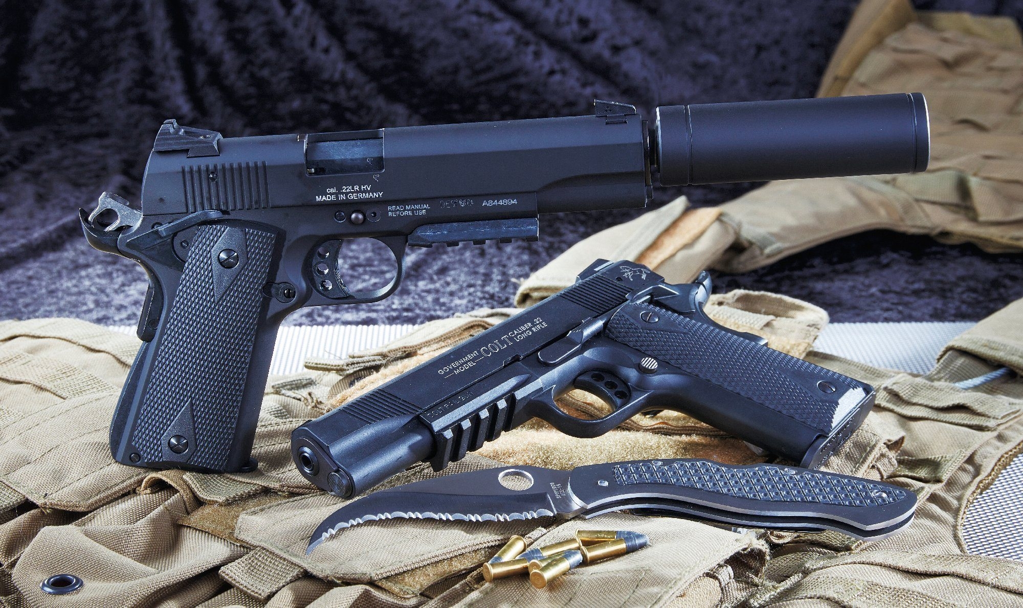 GSG: Test: GSG 1911 ADOPS and Colt Rail Gun rimfire pistols – Both are damn close to the US original, but cheaper... GSG: Test: GSG 1911 ADOPS and Colt Rail Gun rimfire pistols – Both are damn close to the US original, but cheaper...