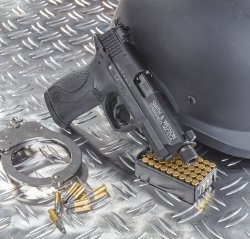 Smith & Wesson M&P 22 Compact von rechts