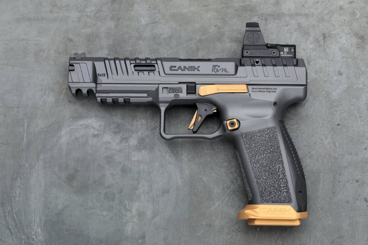 Canik SFx Rival 9 mm Luger von links