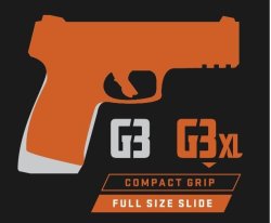 Full-length slide and barrel, compact grip: from Taurus, the new “hybrid” G3XL pistol G3 and G3XL