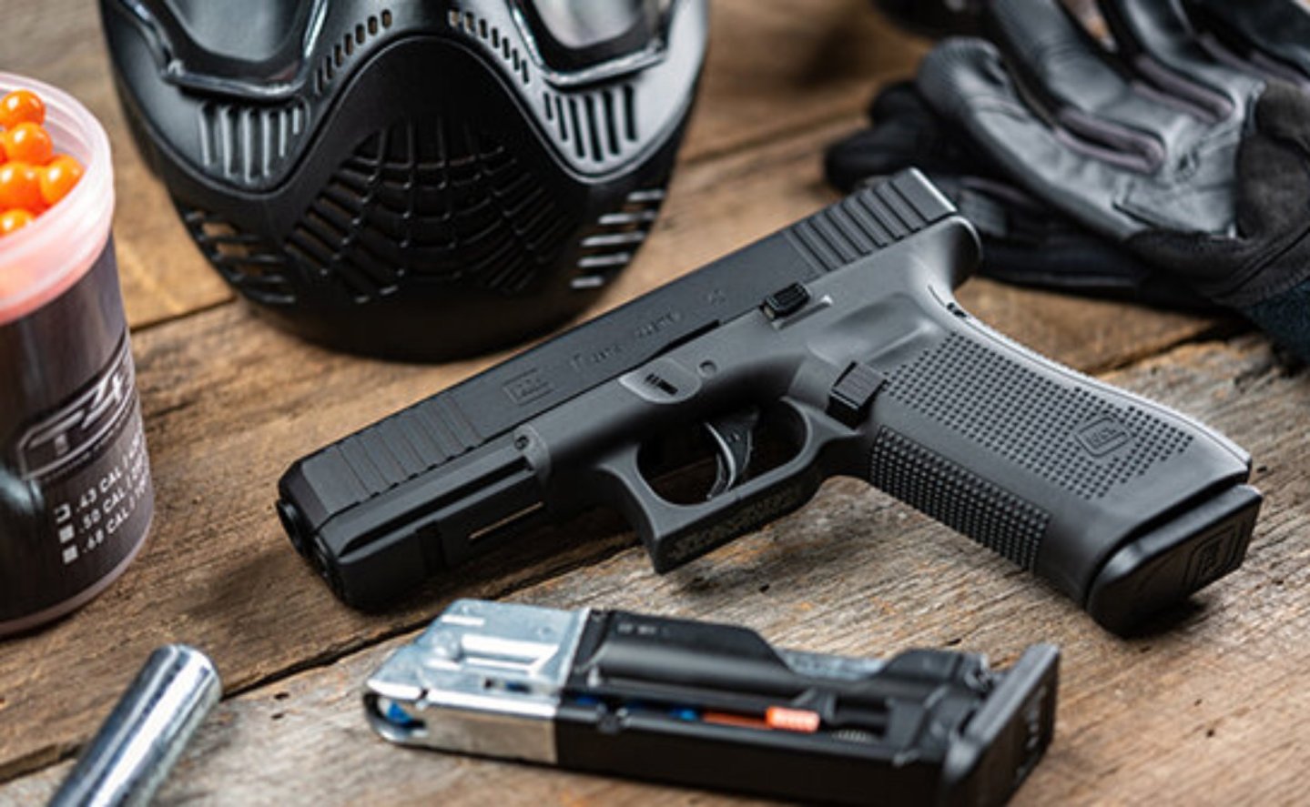 From Umarex: GLOCK 17 Gen5 T4E, the first official GLOCK paintball pistol the new GLOCK 17 Gen5 T4E
