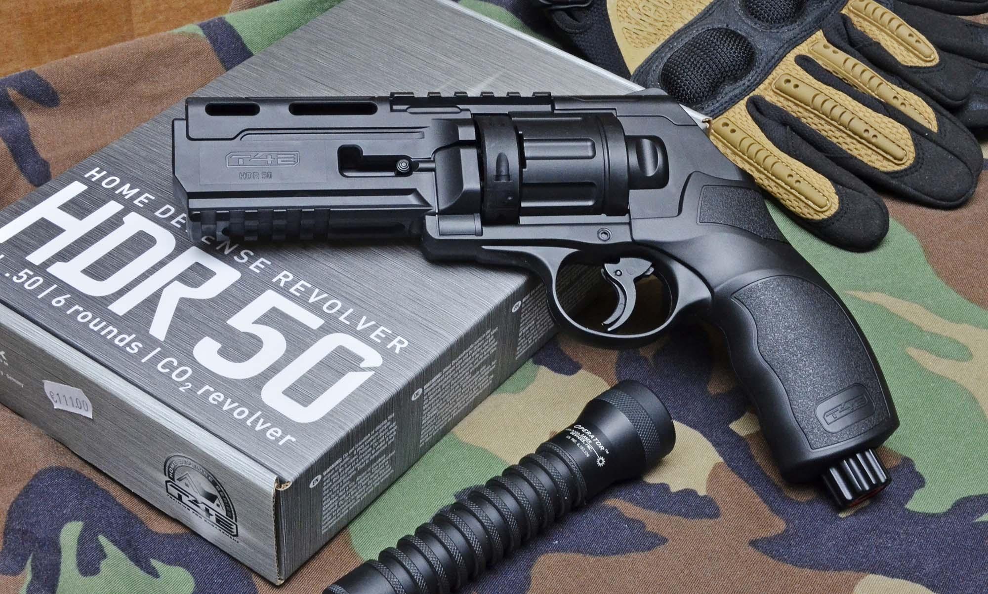 Pack Revolver Paintball HDR 50 Umarex 11J Home Defense T4E 