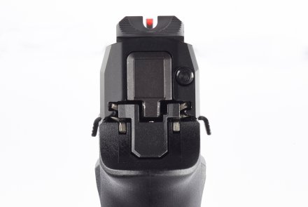 Wilson Combat-Sig Sauer WCP320 pistol, the “enhanced” P320 WCP320 is fitted with Wilson Combat Battlesight