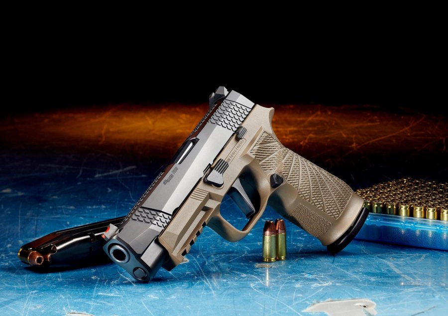 Wilson Combat-Sig Sauer WCP320 pistol, the “enhanced” P320 Wilson Combat-Sig Sauer WCP320 pistol