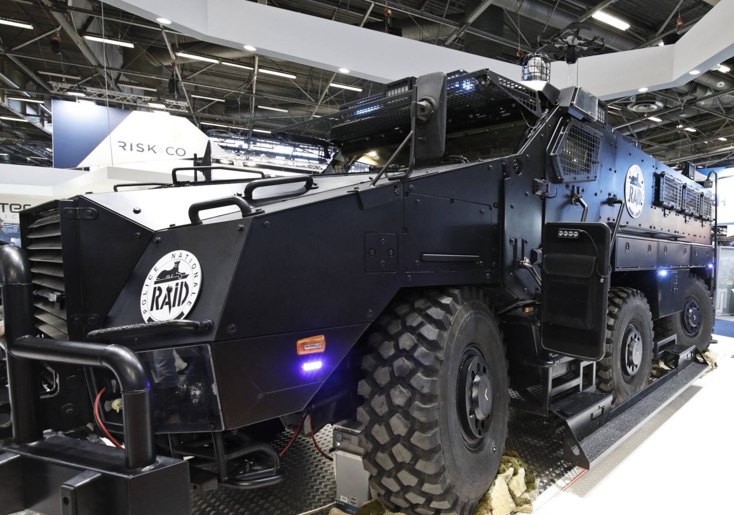 Military vehicle at the MILIPOL 2019