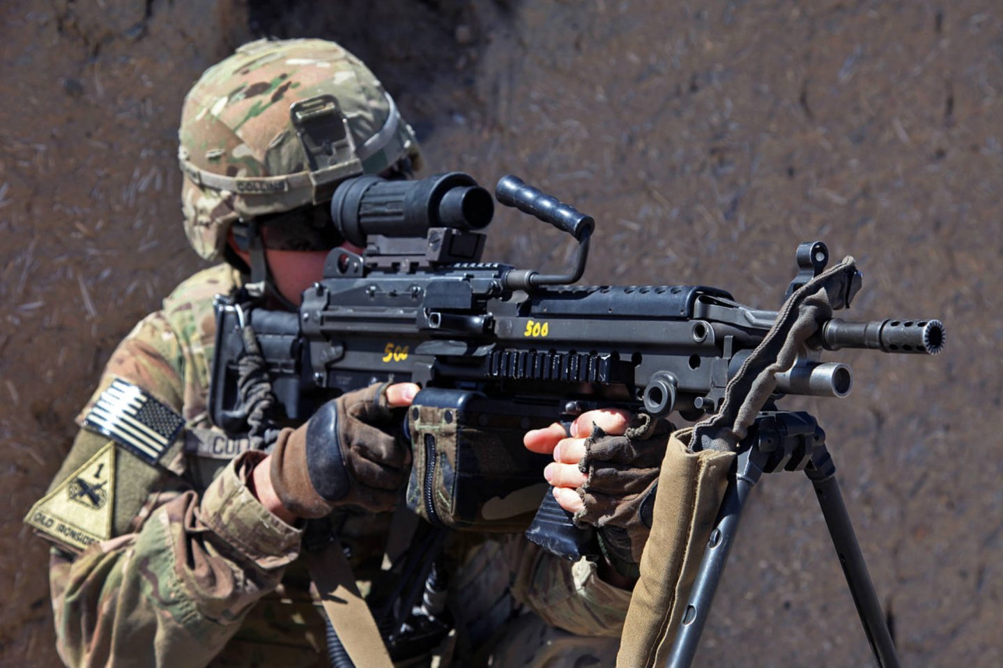 FN to produce two prototypes for the Next Generation Squad Automatic Rifle program Soldier with rifle