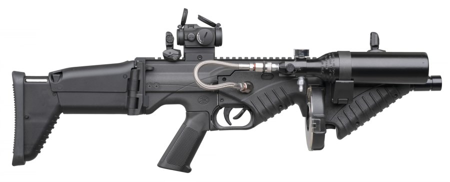 New FN Smart ProtectoR-303T, the less lethal solution with a unique safety feature The FN Smart ProtectoR-303T is designed around the long-proven shoulder-fired
