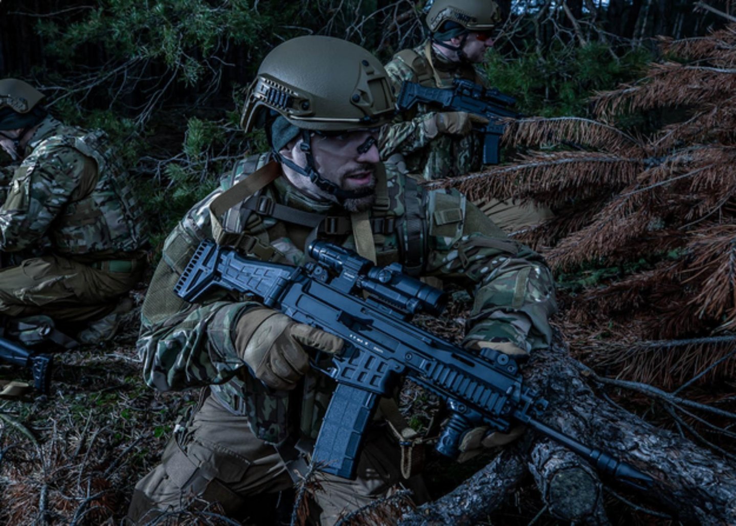 From CZ, 40,000 firearms for the Czech Army Soldier with assault rifle.