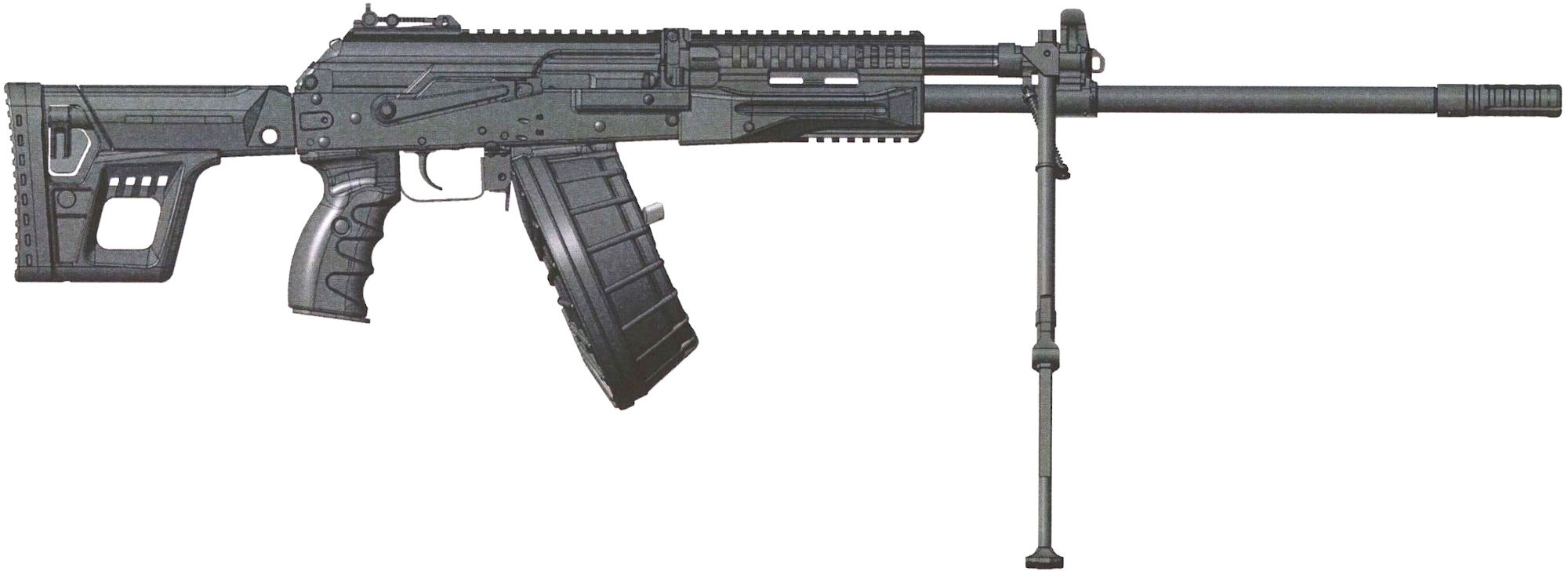 Neither Rifle Nor Machine Gun The Rpk 16 Russia S New Light Machine Gun All4shooters