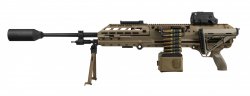 SIG Sauer MG 338 machine guns for the United States Special Operation Command SIG MG 338 in .338 Norma Mag left side view