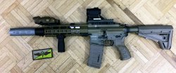 Special Forces – Part 4: from knife to missile, the warfighters' weapon systems The semi-automatic Haenel CR300 with a B&T silencer.