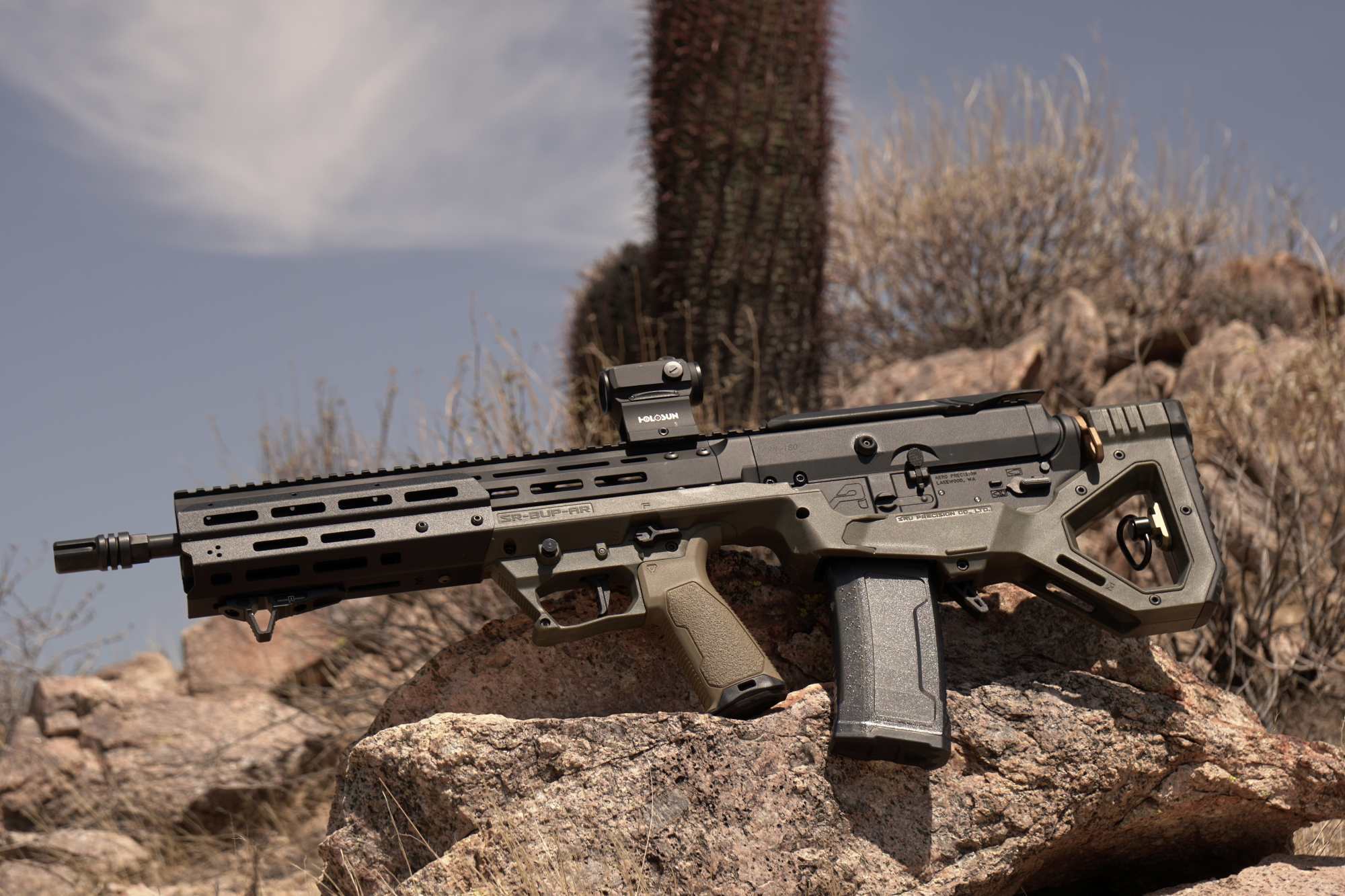 black-rifles: SRU Division SARB-15: How to turn your Black Rifle into a bullpup gun