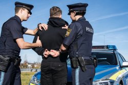 Polizei Bayern mit HK P7