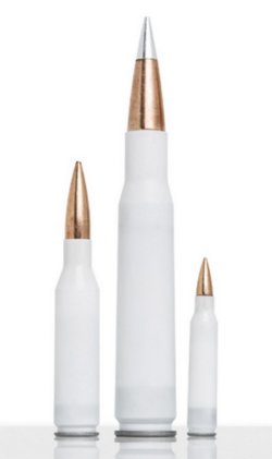 True Velocity's composite-cased 6.8mm cartridge, an insight of future ammo True Velocity composite-cased 6.8mm cartridges