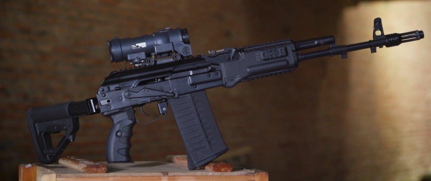 AK-308, the new Kalashnikov in 7.62x51mm The prototype AK-308 chambered in 7.62x51mm.