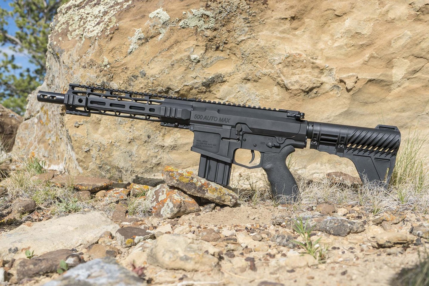 Big Horn Armory AR500 Pistol, the exaggerated Black Rifle
