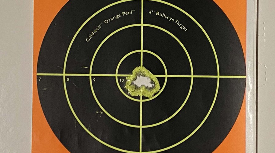 Haenel CR-223 target group at 100m