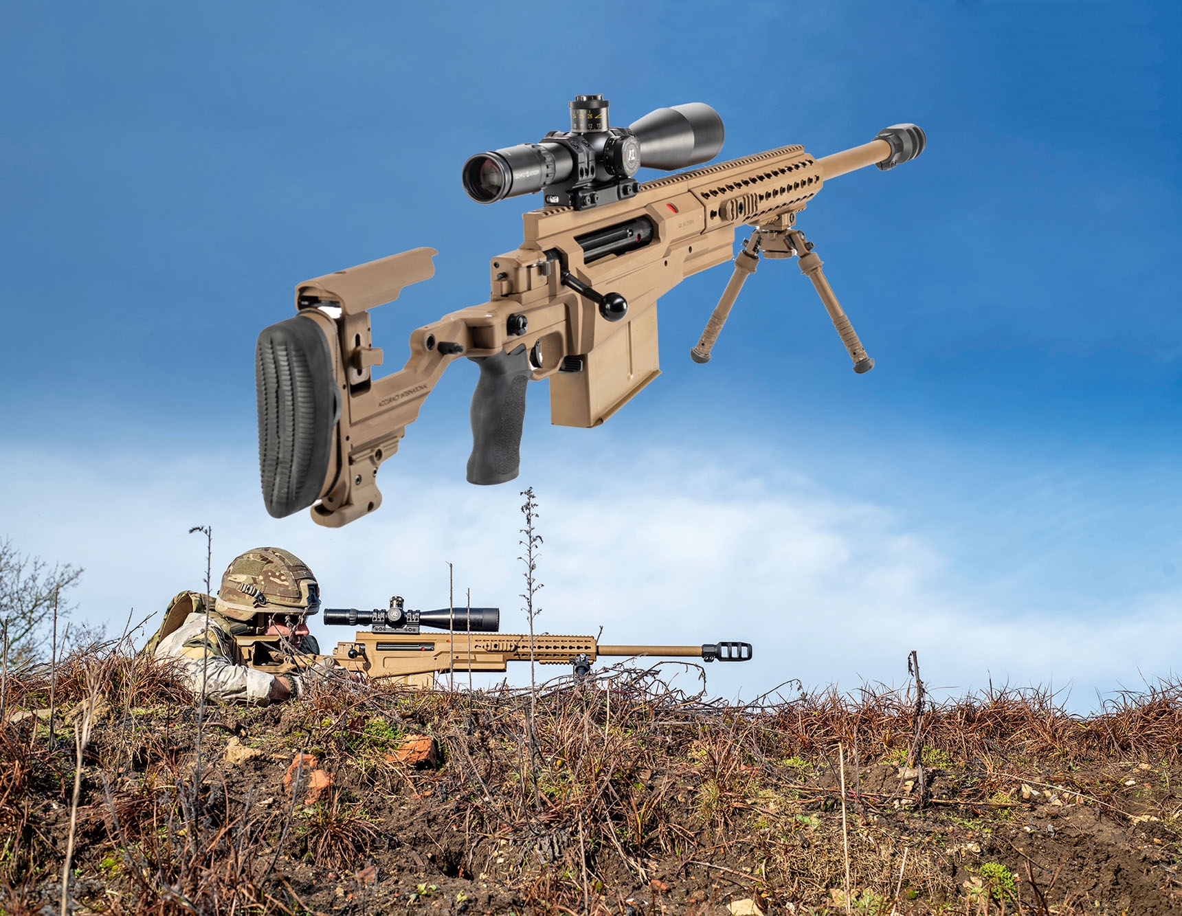 On test: Accuracy International AX50 ELR in .50 BMG, a powerful precision  long range rifle