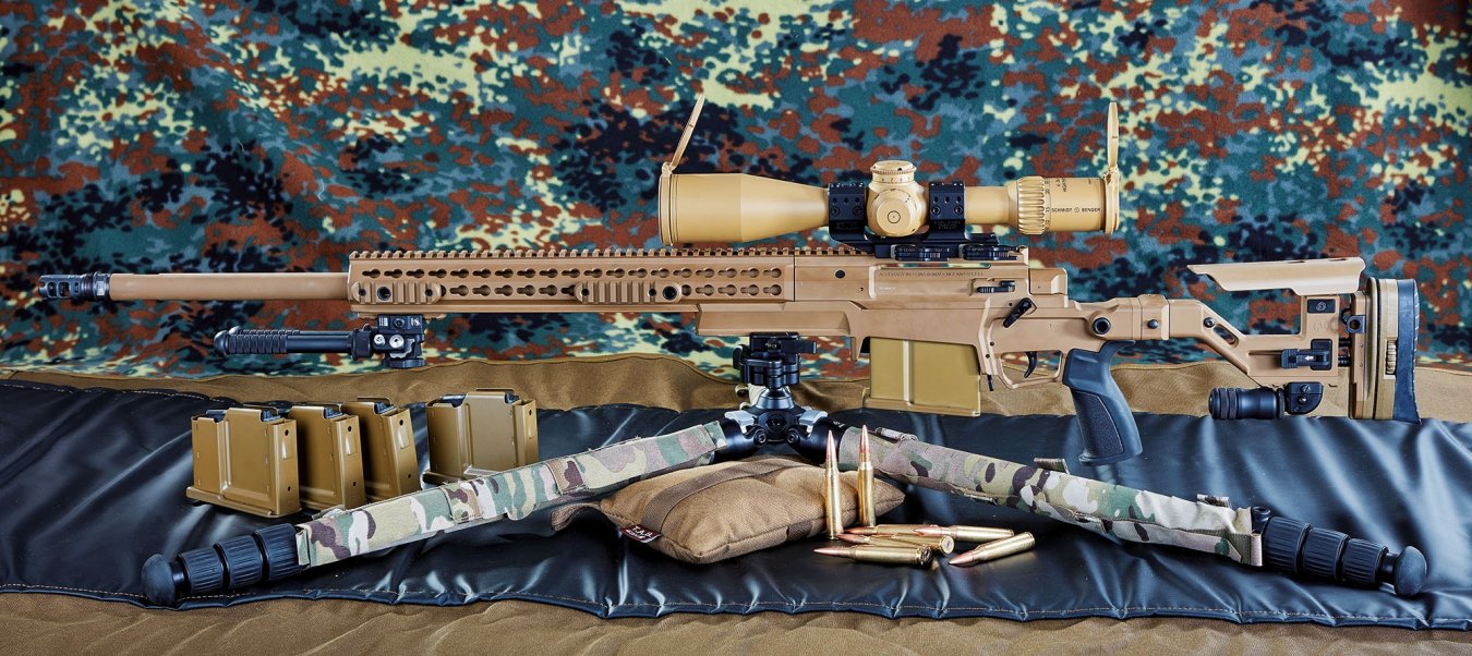 Accuracy International AXSR precision bolt-action rifle in .338 Lapua ...